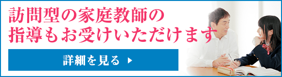 訪問型の家庭教師もお受けいただけます