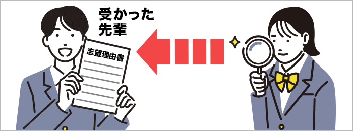 先輩合格者の志望理由書、面接で答えたこと、すべて参考にできます