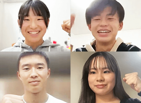合格者の写真