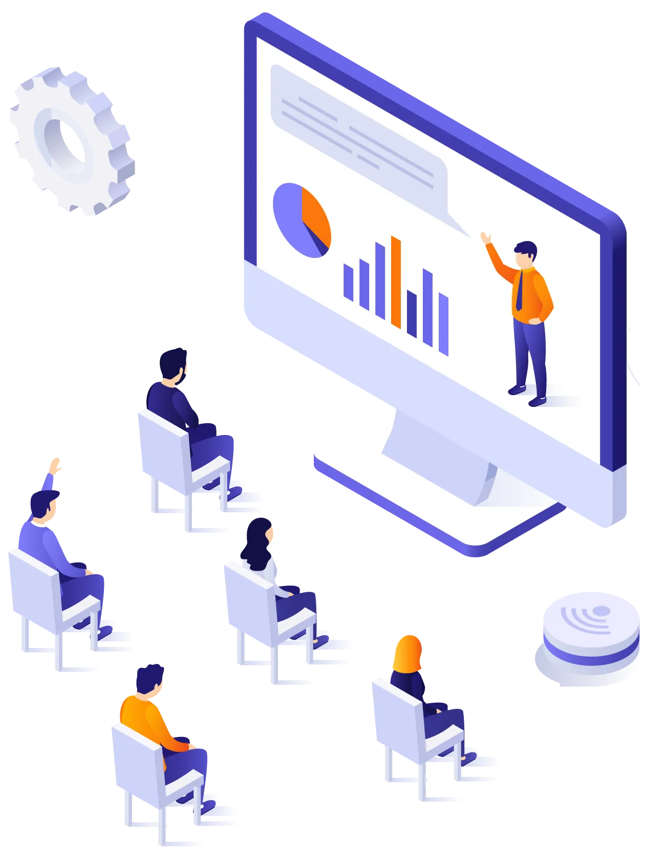 オンライン説明会のイメージイラスト